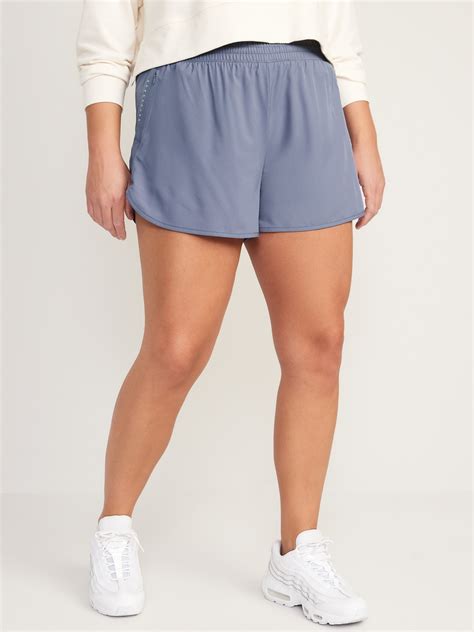 women's dolphin hem shorts